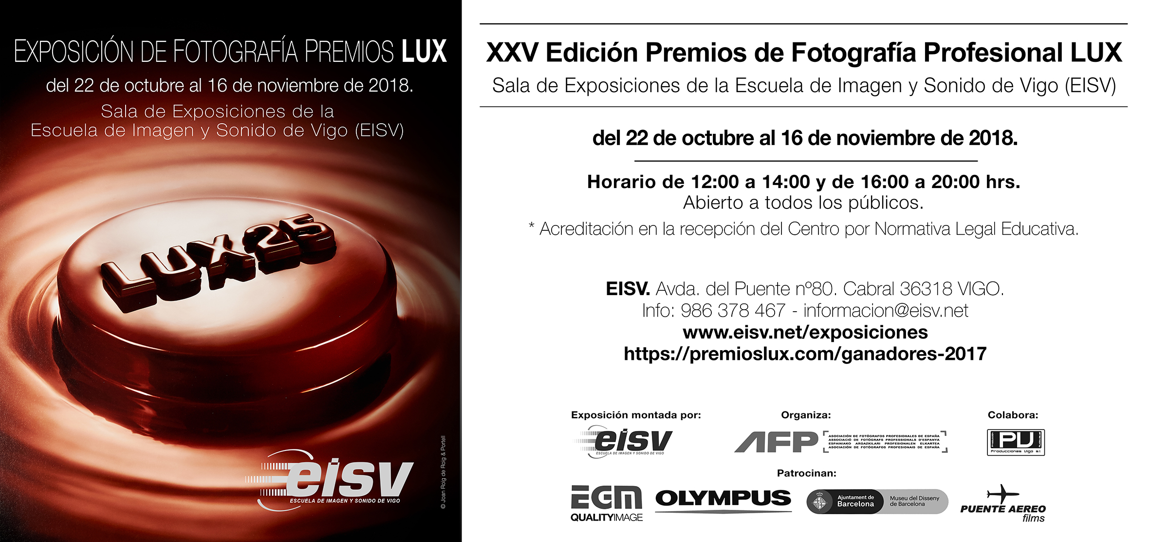 EISV Exposición Premios LUX